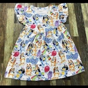 New boutique bluey balloon dress 5/6